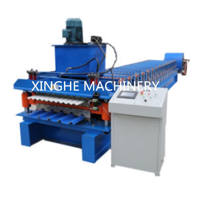 Metal Roofing Sheet Bending Machine , Automatic Roof Panel Roll Forming
