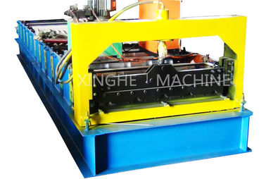 ประเทศจีน PCL Control Roofing Sheet Roll Forming Machine With Plate Bending Machine  ผู้ผลิต