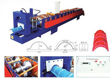 ประเทศจีน Aluminum Ridge Cap Roll Forming Machine , Glazed Tile Roll Forming Machine  ผู้ผลิต