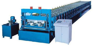 ประเทศจีน Blue Color Smart Sheet Metal Forming Equipment With 688mm Width PPGI Coil ผู้ผลิต
