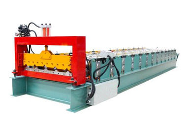 ประเทศจีน Automatic Metal Roof Forming Machine Making 840 Width Colored Steel Tiles ผู้ผลิต