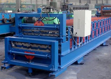 ประเทศจีน 380V Double Layer Roll Forming Machine , Roofing Sheet Roll Forming Machine  ผู้ผลิต