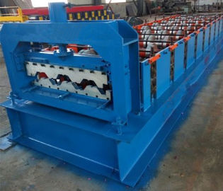 ประเทศจีน 15KW Floor Deck Roll Forming Machine For Metal Structural Building Construction ผู้ผลิต