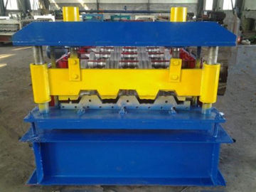 ประเทศจีน Automatic High Speed Sheet Metal Roll Forming Machine For Making Floor Decks ผู้ผลิต