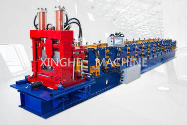 ประเทศจีน Easy Installation Purlin Roll Forming Machine With 9.0 Tons Uncoiler Machine ผู้ผลิต