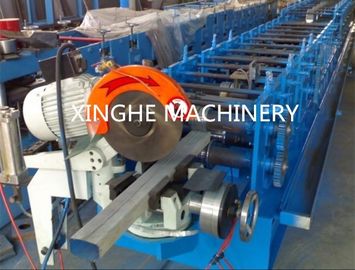 ประเทศจีน Downspout Pipe Roll Forming Machine PLC Control And Hydraulic Station ผู้ผลิต