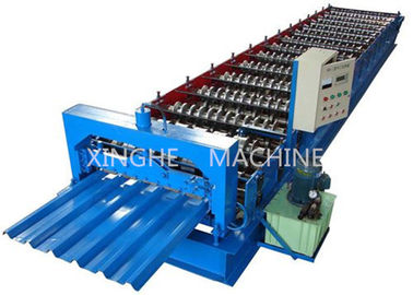 ประเทศจีน Sheet Metal Glazed Tile Roll Forming Machine With 4 Tons High Capacity ผู้ผลิต