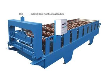ประเทศจีน Automatic Tile Sheet Metal Roller Machine With Coil Sheet Guiding Device ผู้ผลิต