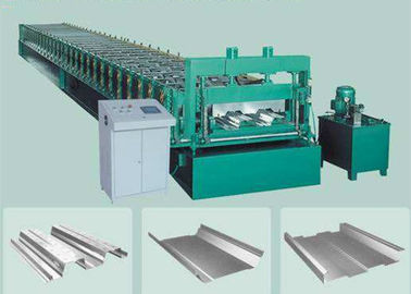 ประเทศจีน Hydraulic Glazed Tile Roll Forming Machine For Making Color Steel Floor Deck ผู้ผลิต