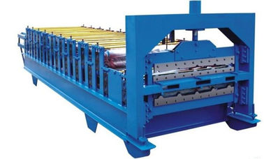 ประเทศจีน Automatic GI Steel Stud Roll Forming Machine With Hydraulic Decoiler Machine ผู้ผลิต