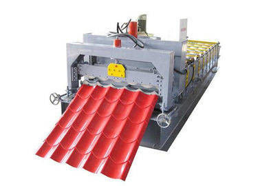 ประเทศจีน Circle Arc Glazed Tile Roll Forming Machine , PPGI Roofing Sheets Machine ผู้ผลิต