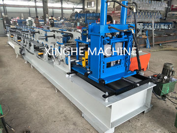 ประเทศจีน Automatic Metal Channel Steel Beam C Z Purlin Roll Forming Machine Quick Interchangeable ผู้ผลิต